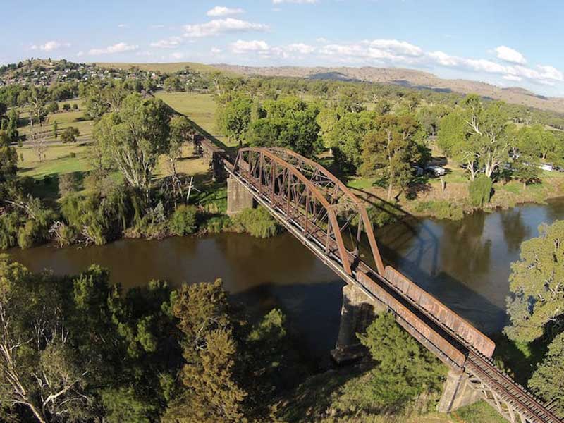 Murrumbidgee River Railway Bridge, Gundagai, NSW