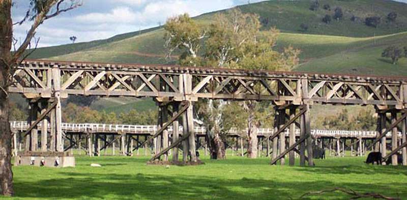 Murrumbidgee River Railway Bridge, Gundagai, NSW