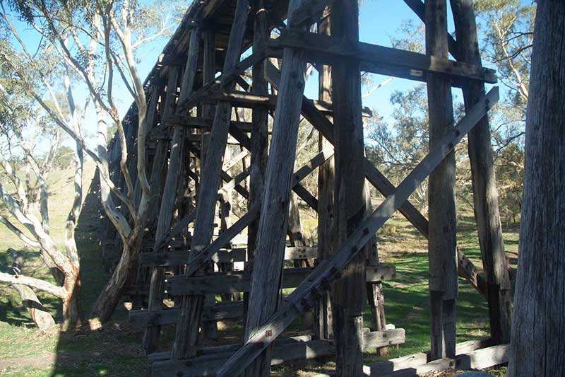 Pyalong Trestle Bridges