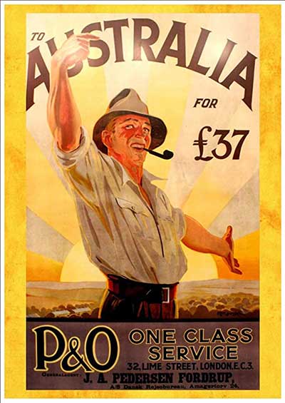 P&O poster