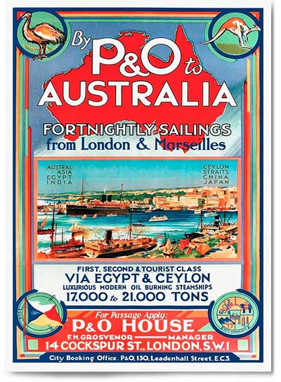 P&O poster