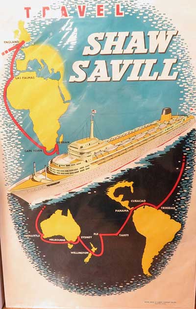 Shaw Savill poster